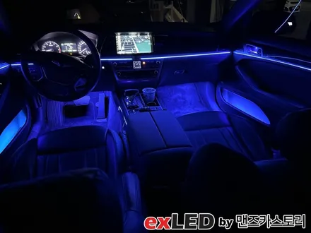 제네시스 G80 엠비언트 라이트 다양한 추가 옵션과 함께 화려한 실내 꾸미기! / 안산,시흥,화성