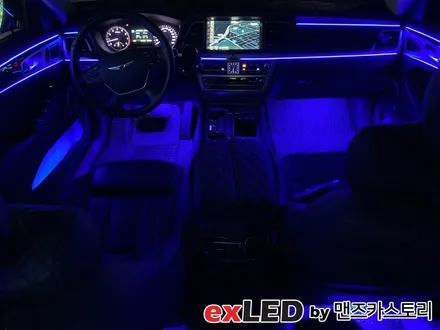 제네시스 G80 DH 엠비언트 라이트 시공, 추가 옵션은 다다익선?!?! / 안산,시흥,화성