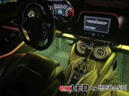 쉐보레 카마로 비노출 엠비언트 라이트 & 벤풍구 시공으로 세련된 실내 분위기 연출해보세요! / 안산,시흥,화성