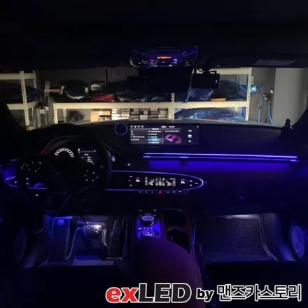 안산 제네시스 GV70 순정연동 엠비언트 라이트 시공 후기! / 안산,시흥,화성