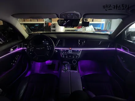 제네시스 G80 DH 엠비언트 매립형 으로 신형 RG3와 실내 분위기를 비슷하게 만들다?? / 안산,시흥,화성
