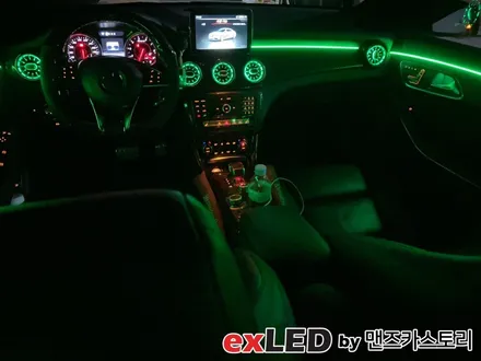 벤츠 CLA 45 AMG 제대로된 엠비언트 라이트 전문점에서 시공해보세요! / 안산,시흥,화성