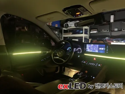 소나타 DN8 엠비언트 라이트 시공으로 은은하게 색감을 실내에 물들여보세요! / 안산,시흥,화성