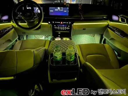 KA4 카니발 엠비언트 라이트 시공으로 세련된 실내 무드 연출해보세요! / 안산,시흥,화성