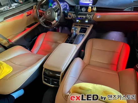 렉서스 ES300H 비노출 엠비언트 라이트 시공후기! 은은하게 실내를 비춰 무드를 연출해보세요! / 안산,시흥,화성