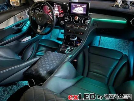 안산 벤츠 C클래스 W205 순정 엠비언트 광량업 시공후기! / 안산,시흥,화성