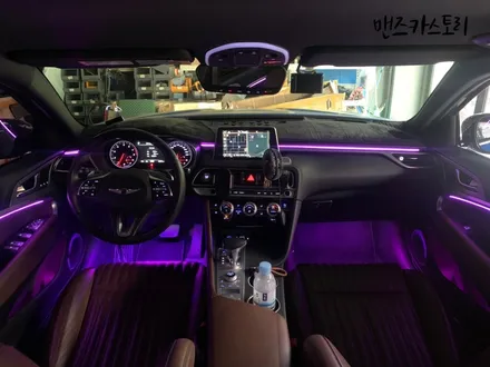 제네시스 G70 매립형 엠비언트 라이트 실내 무드등으로 은은한 실내로?? / 안산,시흥,화성