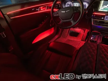제네시스 G80 DH 엠비언트 라이트 시공, 추가 옵션은 다다익선?!?! / 안산,시흥,화성