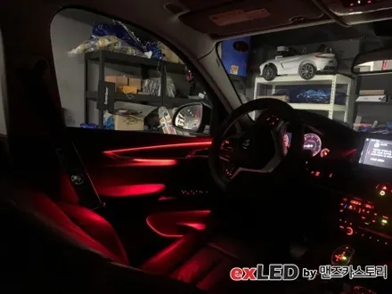 안산 BMW X6 순정 엠비언트 광량업 시공후기! / 안산,시흥,화성