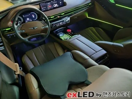 안산 제네시스 G80 RG3 순정연동 엠비언트 라이트 시공후기! / 안산시 상록구