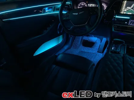 제네시스 G80 DH 엠비언트 라이트 시공, 추가 옵션은 다다익선?!?! / 안산,시흥,화성
