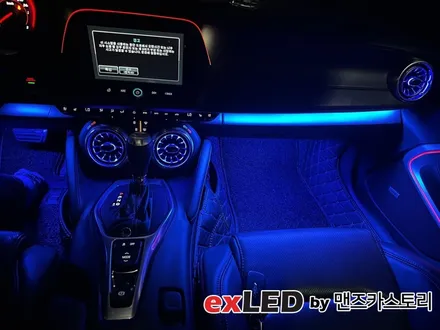 쉐보레 카마로 비노출 엠비언트 라이트 & 벤풍구 시공으로 세련된 실내 분위기 연출해보세요! / 안산,시흥,화성