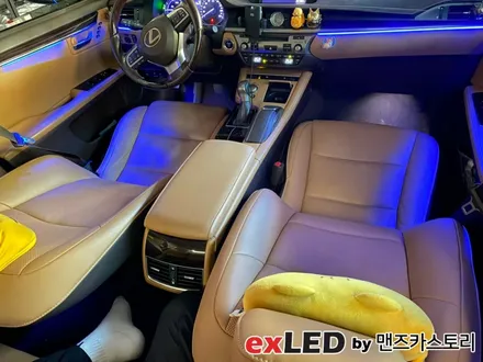 렉서스 ES300H 비노출 엠비언트 라이트 시공후기! 은은하게 실내를 비춰 무드를 연출해보세요! / 안산,시흥,화성