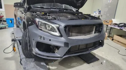 2017 BENZ GLA220D 사고 수리 바디킷 튜닝 / 경기 시흥 군자로