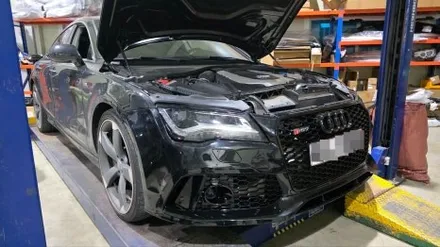 (시흥안산튜닝) 아우디 AUDI 2011~2014 전기형 A7 RS7 프론트 범퍼 바디킷 시공 후기 / 시흥시 거모동