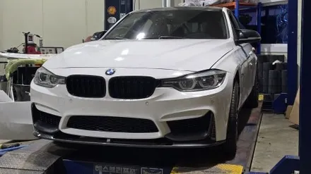 (시흥안산튜닝)BMW F30 3시리즈 M3 프론트 범퍼 바디킷 및 F30 M3 MP 프론트 립 장착 리뷰 / 시흥시 거모동