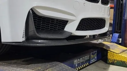 (시흥안산튜닝)BMW F30 3시리즈 M3 프론트 범퍼 바디킷 및 F30 M3 MP 프론트 립 장착 리뷰 / 시흥시 거모동