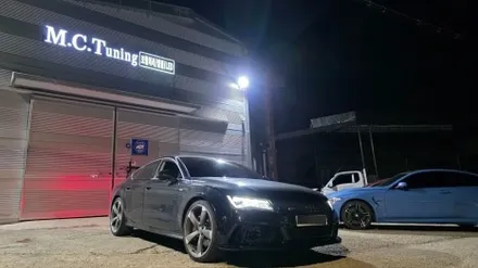 (시흥안산튜닝) 아우디 AUDI 2011~2014 전기형 A7 RS7 프론트 범퍼 바디킷 시공 후기 / 시흥시 거모동