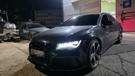 (시흥안산튜닝) 아우디 AUDI 2011~2014 전기형 A7 RS7 프론트 범퍼 바디킷 시공 후기 / 시흥시 거모동