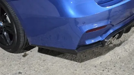 (시흥BMW전문튜닝샵)BMW F30 3시리즈 M3 리어범퍼 및 M3 배기라인 리어디퓨저(카본수전사) 강력한 뒷모습 튜닝! / 시흥시 거모동