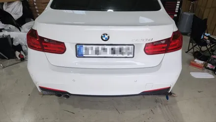 BMW F30 3시리즈 M3 리어 범퍼 + 카본 디퓨저 + 듀얼 M3 배기 튜닝 / 경기 시흥 군자로