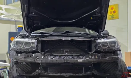 BMW F34 바디 3GT 프론트범퍼 수리 및 M패키지 튜닝 사례 / 시흥시 거모동