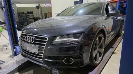 (시흥안산튜닝) 아우디 AUDI 2011~2014 전기형 A7 RS7 프론트 범퍼 바디킷 시공 후기 / 시흥시 거모동