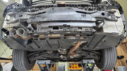 BMW F30 3시리즈 M3 리어 범퍼 + 카본 디퓨저 + 듀얼 M3 배기 튜닝 / 경기 시흥 군자로