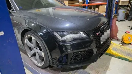 (시흥안산튜닝) 아우디 AUDI 2011~2014 전기형 A7 RS7 프론트 범퍼 바디킷 시공 후기 / 시흥시 거모동