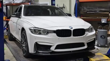 (시흥안산튜닝)BMW F30 3시리즈 M3 프론트 범퍼 바디킷 및 F30 M3 MP 프론트 립 장착 리뷰 / 시흥시 거모동