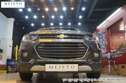 쉐보레 트랙스 무광블랙 부분랩핑 부분카스킨 / 성남시 중원구 여수동