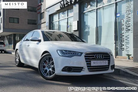 분당 실내랩핑 아우디A6 3M 블랙 카본 시공기 / 성남시 중원구 여수동