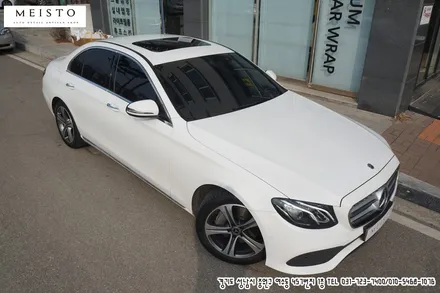 벤츠E300 차량 드레스업 튜닝 부분 포인트랩핑 / 성남시 중원구 여수동