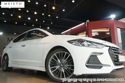 아반떼스포츠랩핑 블랙 포인트로 더욱 매력있게 / 성남시 중원구 여수동