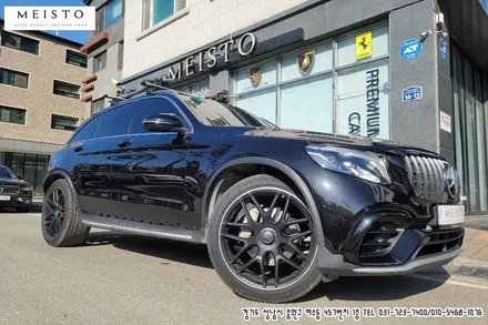 분당랩핑 벤츠 GLC220d 창틀 블랙유광 부분랩핑 / 성남시 중원구 여수동