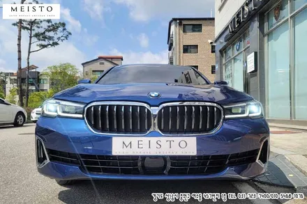 분당자동차랩핑 BMW530i 블랙유광 부분시공 / 성남시 중원구 여수동