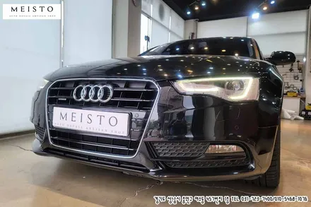 자동차부분랩핑 크롬을 블랙으로 바꾸는 크롬죽이기 랩핑 / 성남시 중원구 여수동