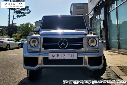 벤츠지바겐 G63AMG 랩핑 LB 사틴그레이 전체시공 / 성남시 중원구 여수동