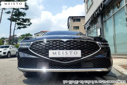 제네시스G90 3M 화이트유광 전체랩핑 / 성남시 중원구 여수동