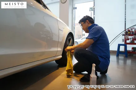 벤츠 CLS63AMG 사쿠라이 골드 크롬랩핑 / 성남시 중원구 여수동