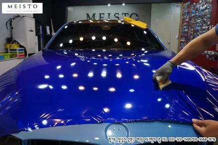 신형BMWM3 3M라즈베리블루 전체랩핑 및 실라맥스PPF / 성남시 중원구 여수동