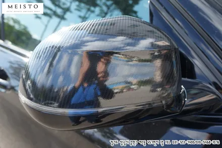 BMWX3 사이드미러 및 실내 리얼카본 스타일 랩핑 / 성남시 중원구 여수동