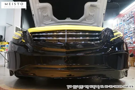 신차 벤츠E300 랩핑 화이트에서 고급스러운 블랙으로 / 성남시 중원구 여수동