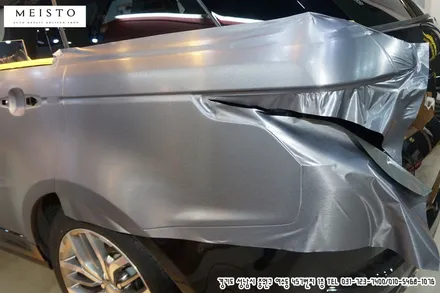 레인지로버 스포츠 차량랩핑 스틸브러쉬의 남다른 매력 / 성남시 중원구 여수동