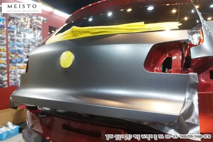 티구안 차량랩핑 인기있는 랩핑필름 3M사틴다크그레이 / 성남시 중원구 여수동
