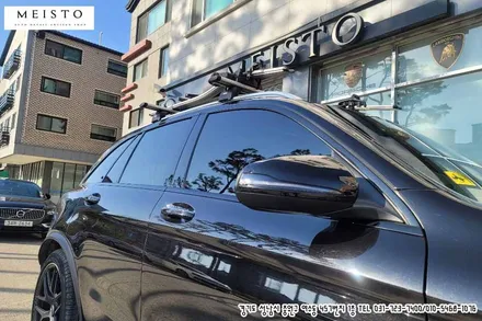분당랩핑 벤츠 GLC220d 창틀 블랙유광 부분랩핑 / 성남시 중원구 여수동