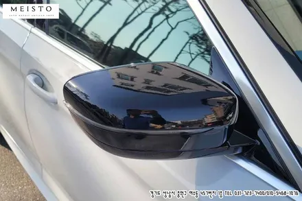 BMW520i 블랙유광 부분랩핑 / 성남시 중원구 여수동