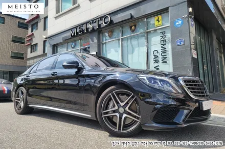벤츠 S63AMG 창틀 블랙유광 랩핑 / 성남시 중원구 여수동
