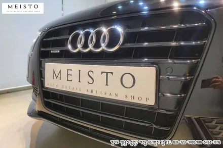 자동차부분랩핑 크롬을 블랙으로 바꾸는 크롬죽이기 랩핑 / 성남시 중원구 여수동