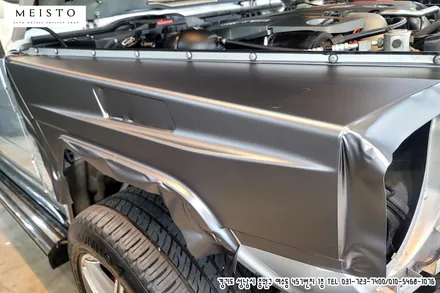 벤츠지바겐 G63AMG 랩핑 LB 사틴그레이 전체시공 / 성남시 중원구 여수동